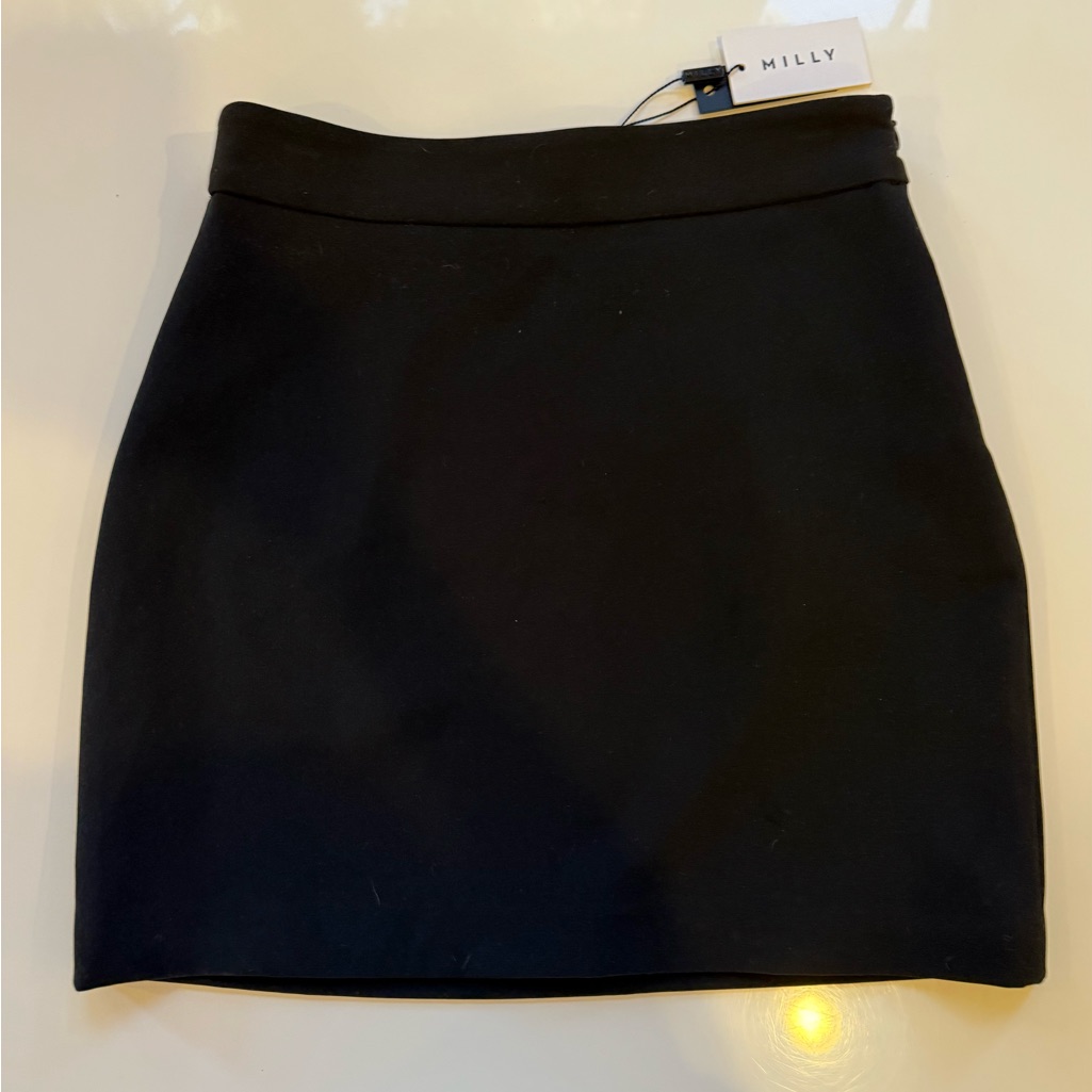 Nwt Milly Elegant Black Skirt